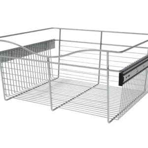 Rev-A-Shelf Wire Pullout Basket for 20in Closet 24x11in Chrome