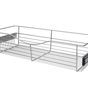 Rev-A-Shelf Wire Pullout Basket for 12in Closet 30x7in Chrome