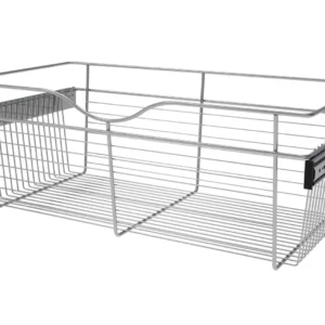 Rev-A-Shelf Wire Pullout Basket for 16in Closet 30x11in Chrome