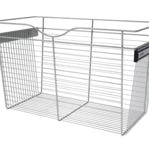 Rev-A-Shelf Wire Pullout Basket for 16in Closet 30x18in Chrome