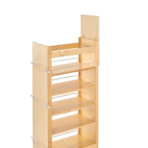 Rev-A-Shelf Short Shelf Pull-Out w.Soft-Close for Face Frame 15in Natural Maple