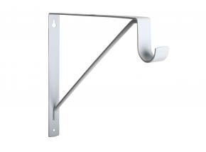 KV 1195 Series Heavy-Duty Closet Rod and Shelf Bracket White