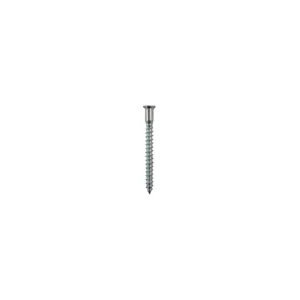 Quickscrews M5.0 X 50MM Pozi Flat Head Confirmat With Nibs Fine Thread Sharp Point Zinc Plated Screws 4M Pack