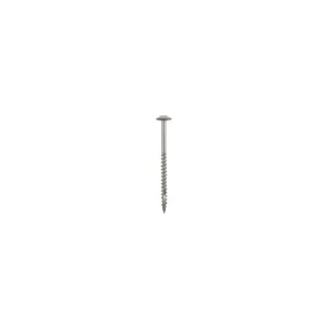 Quickscrews #10 X 2-1/2" Square/Phillips Round Washer Head Coarse Thread Double Type17 Zinc Plated (Heads Painted White) 1.5M Pack (#8010)