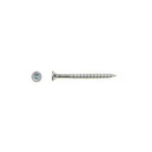 Deerwood #7 X 3/4" 606 Screw Phillips Drive Flat Head Deep Thread Screws- Nickel 1M Pack (MFXP07034RN2)