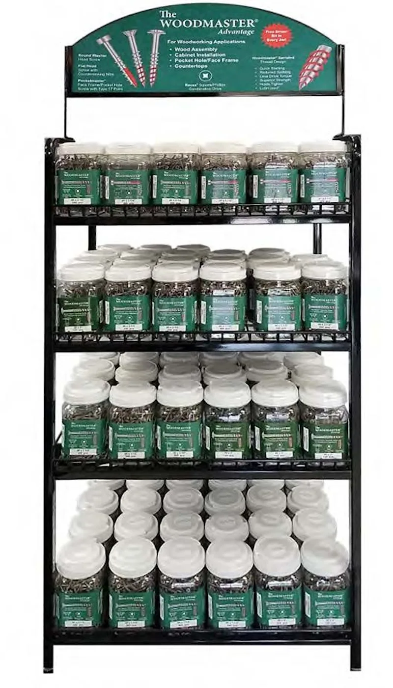 Deerwood #7 X 1-1/2" T17 Pocket Hole Screw Woodmaster Jar Program (JLSP07112X2L) 500 Pack