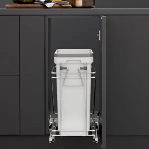 Salice Single Waste Recycle Pullout Grey