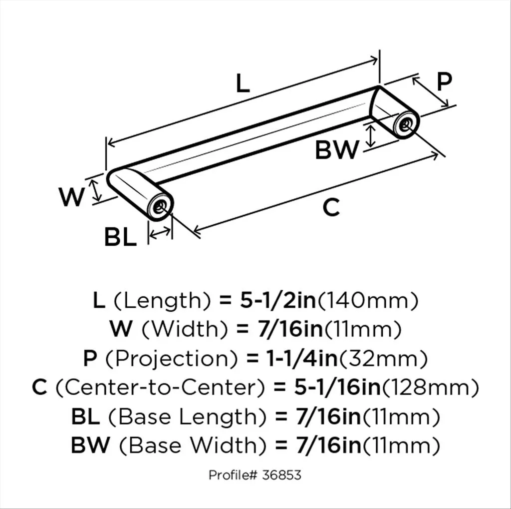 Amerock BP-36853-G10 128MM PULL - Image 3