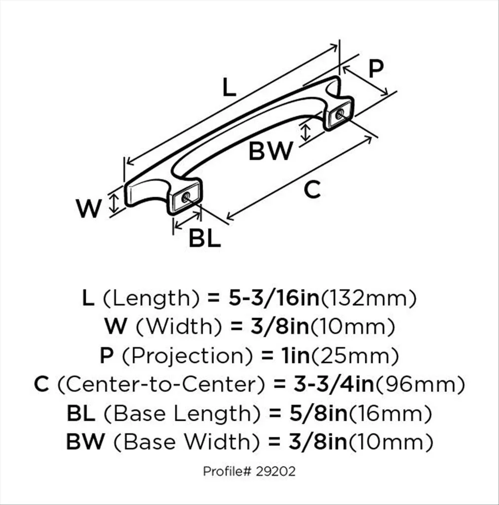 Amerock BP-29202-ORB 96MM PULL - Image 3