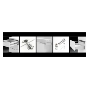 KV Samet Premium Drawer Box System Flowbox Standard 106/14 350mm Anthracite