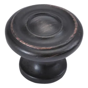 Hickory Hardware Cottage Cabinet Knob Vintage Bronze 1-1/2in