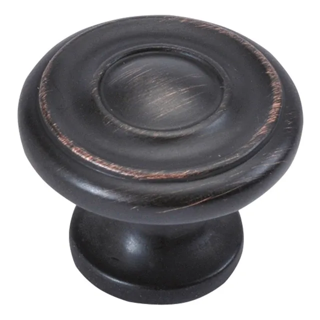 Hickory Hardware Cottage Cabinet Knob Vintage Bronze 1-1/2in