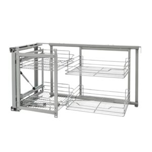 Wire Bottom Two-Tier Blind Corner Optimizer