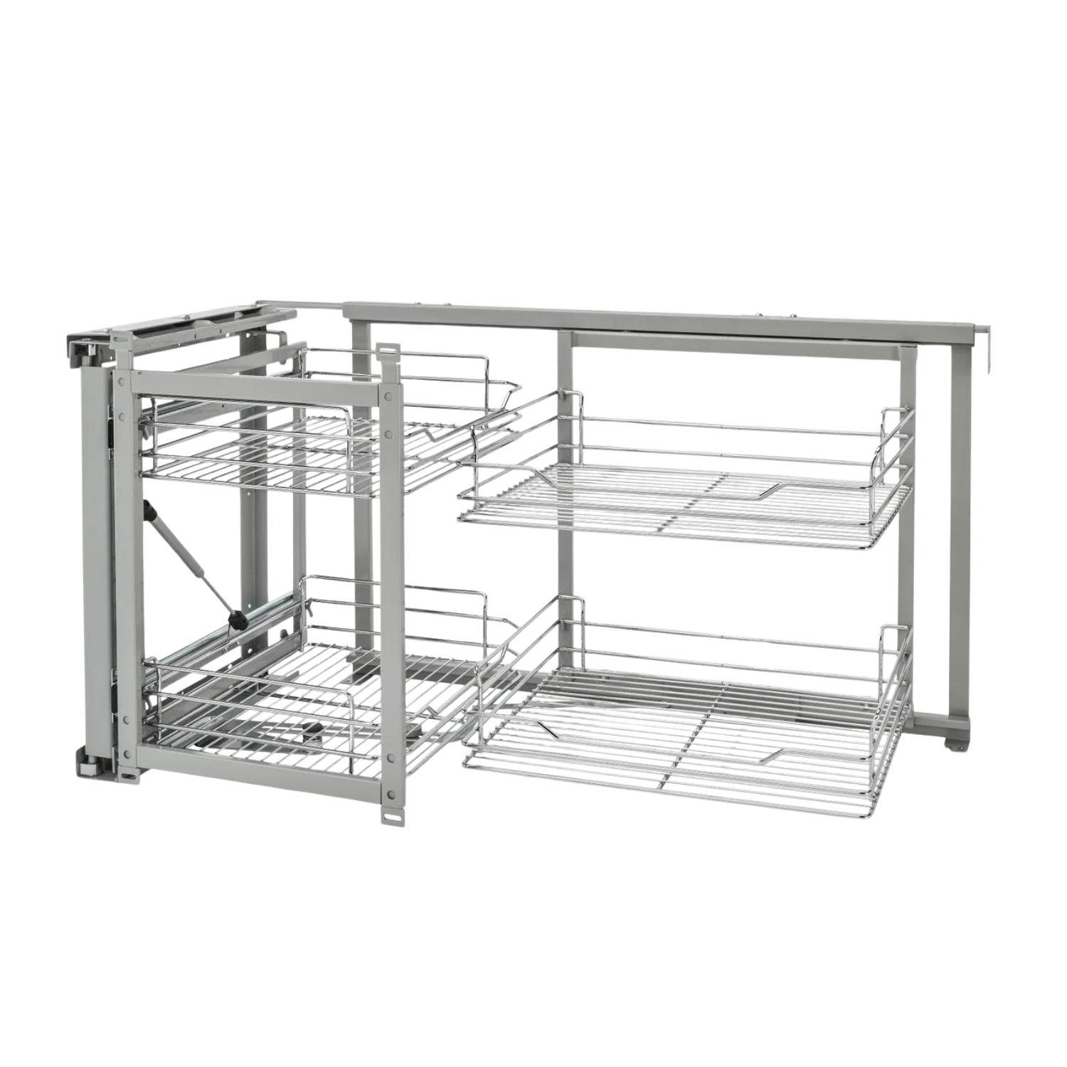 Wire Bottom Two-Tier Blind Corner Optimizer