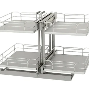 Rev-A-Shelf Elite 2 Tier Blind Corner Optimizer 18in Gray
