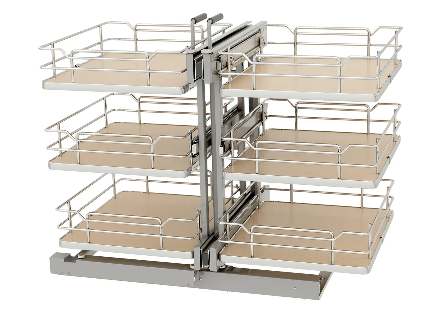 Rev-A-Shelf Elite 3 Tier Blind Corner Optimizer 18in Maple