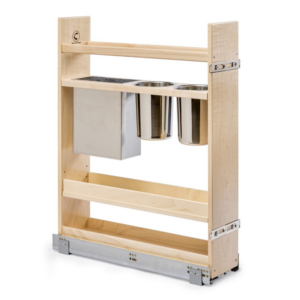 Century Signature Canister Organizer with Knife Block Prefin Maple