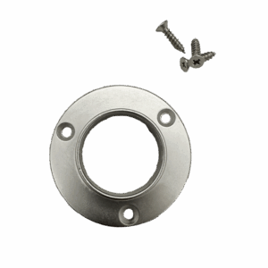 1-5/16" ROUND CLOSED SOCKET SATIN NICKEL