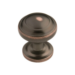 Hickory Hardware Zephyr Cabinet Knob Oil-Rubbed Bronze Highlighted 1in