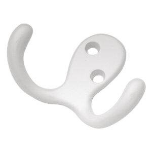 Hickory Hardware Coat Double Utility Hook White 5/8in