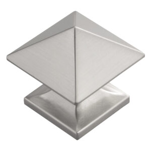 Hickory Hardware Studio Square Cabinet Knob Satin Nickel 1in