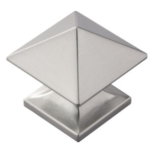 Hickory Hardware Studio Square Cabinet Knob Satin Nickel 1-1/4in