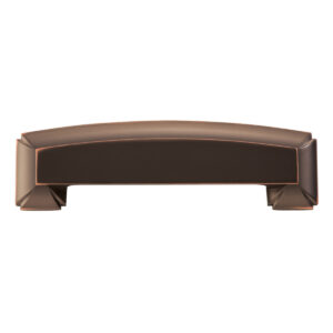 Hickory Hardware Bridges Cabinet Cup Pull Oil-Rubbed Bronze Highlighted 3in & 3-3/4in