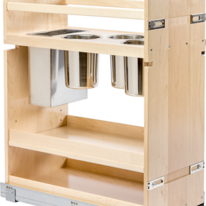 Century Signature Canister Organizer with Knife Block Prefin Maple 11-7/8"