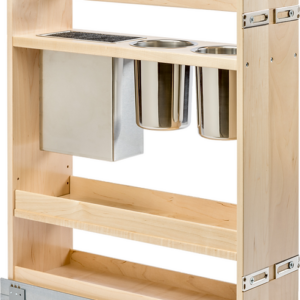 Century Signature Canister Organizer with Knife Block Prefin Maple 7-3/8"