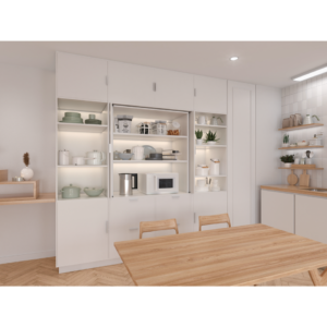 Sugastune Pocket Door System (M) Inset / Soft-Close Nickel 22" 15kg Load