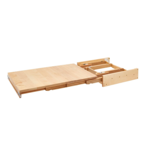 Natural Maple Pullout Tambour Table