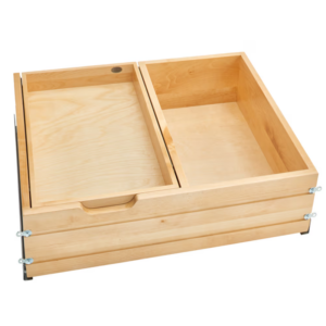 Natural Maple Tiered Deep Drawer w/ BLUMOTION Soft-Close Full-Access 36" BCD