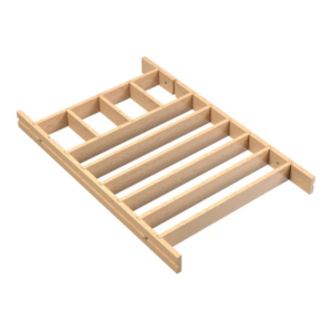 Wood Shallow Drawer Divider Insert - 24" Cabinet - Trimmable to 21" cabinet