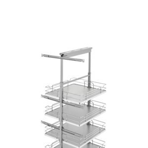 Rev-A-Shelf 5300 Solid Bottom w/Soft-Close Pullout Pantry Gray 19"