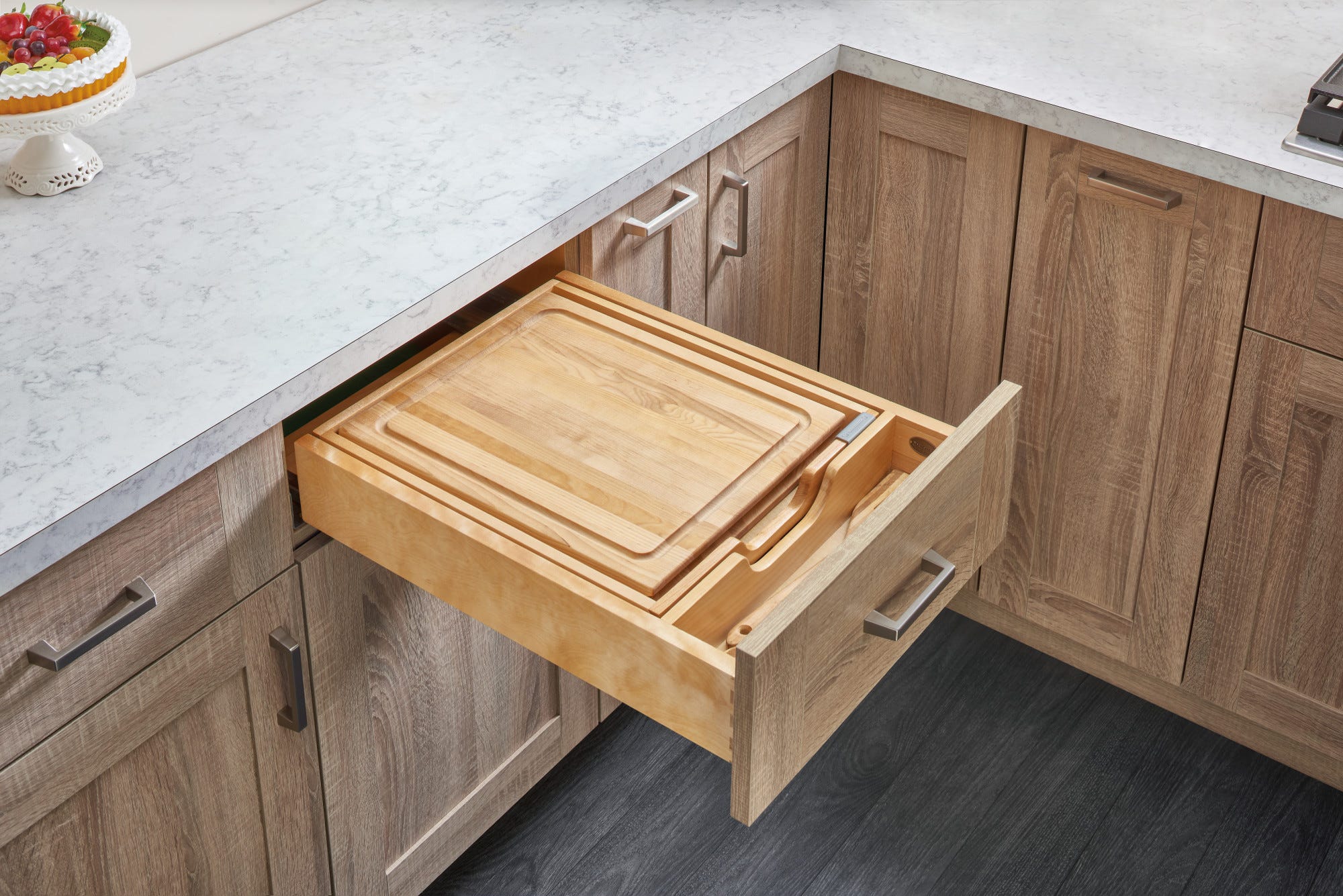 16-1/2" Knife & Cutting Board Combination Drawer w/ Blum Soft-Close - Image 3