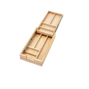 Tiered Cutlery Drawer w/ BLUMOTION Soft-Close for 15" Face Frame Base