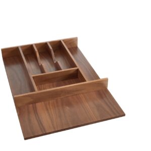 2-3/8" Large Walnut Cutlery Drawer Insert
