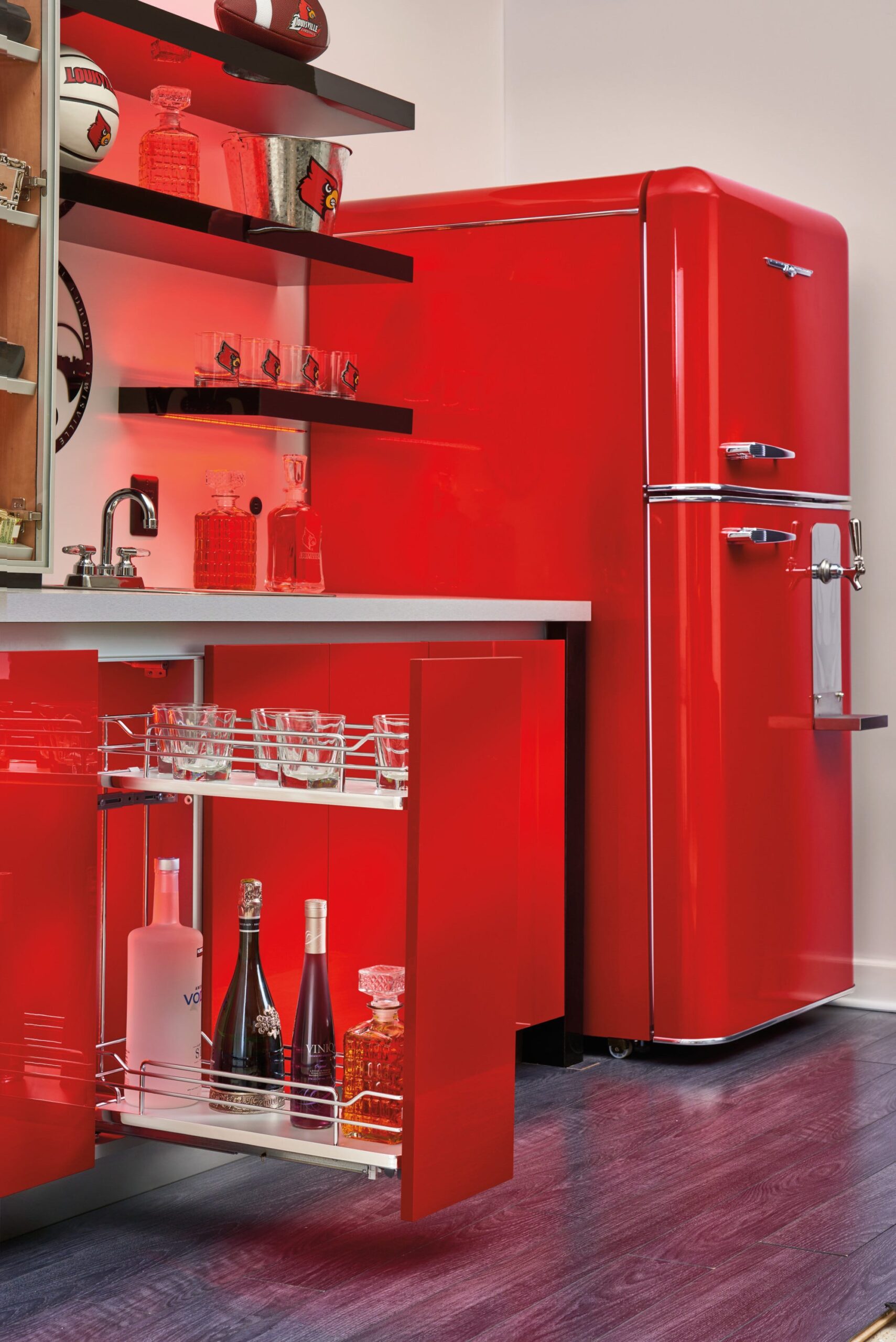 6" Two-Tier Pullout Gray Wire Organizer - Image 2