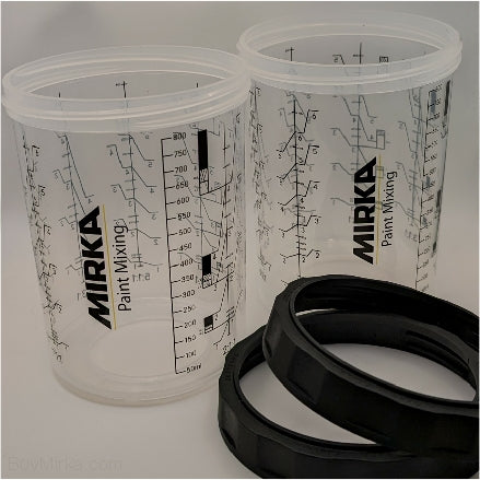 Mirka Outer Cup w/ Collar for Paint Cup Systems 850ML