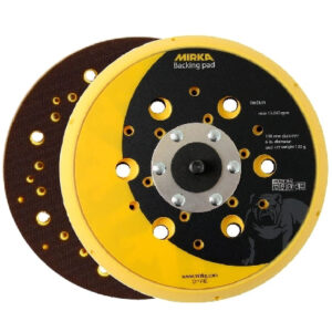 Mirka 6" 48-Hole Grip Sanding Backup Pad and Pad Saver