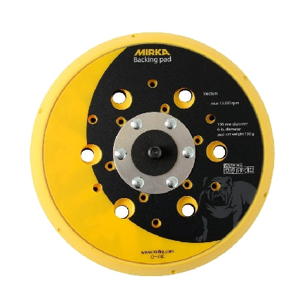 Mirka 6" 48-Hole Grip Sanding Backup Pad and Pad Saver - Image 2
