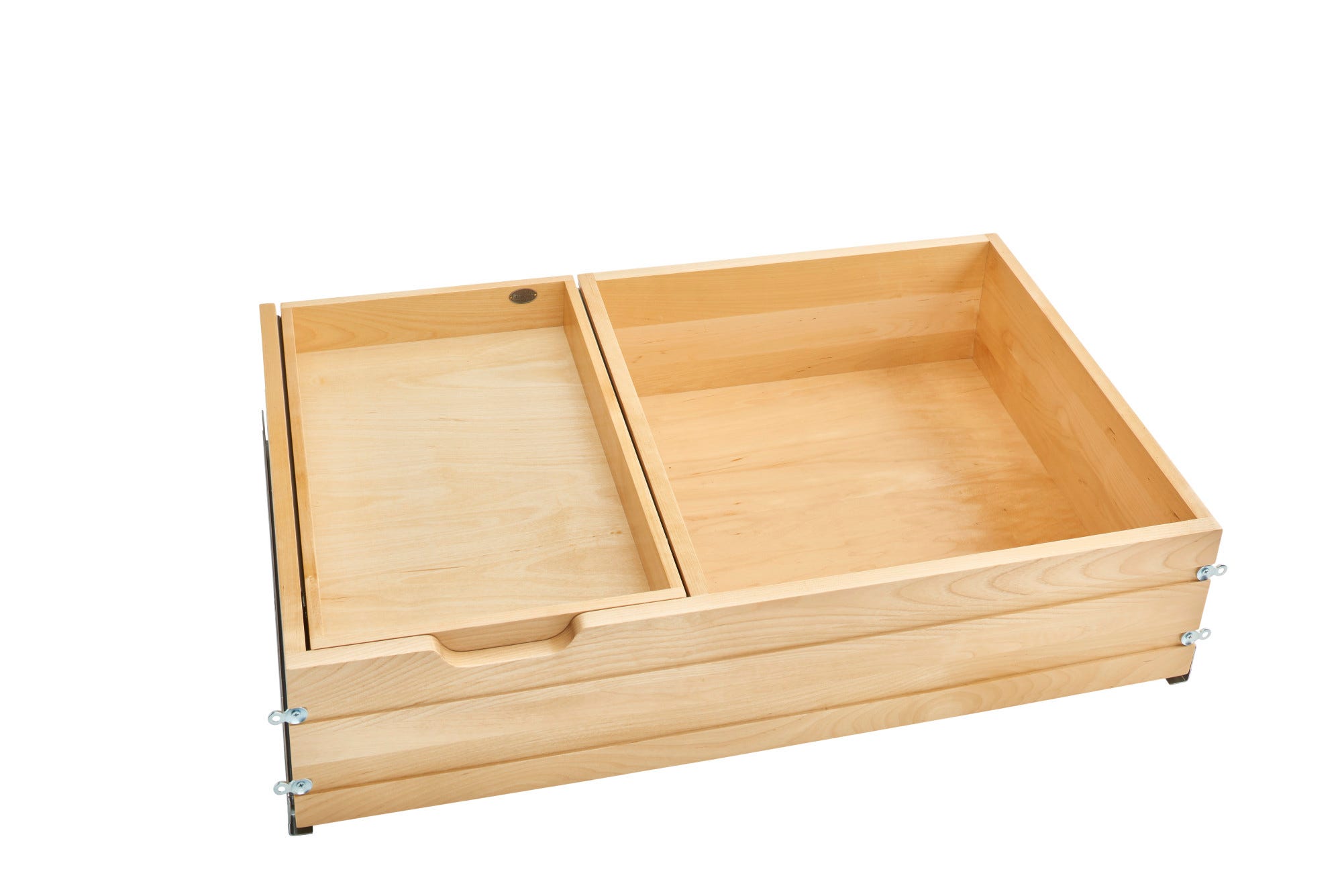 Natural Maple Tiered Deep Drawer w/ BLUMOTION Soft-Close Full-Access 36" BCD