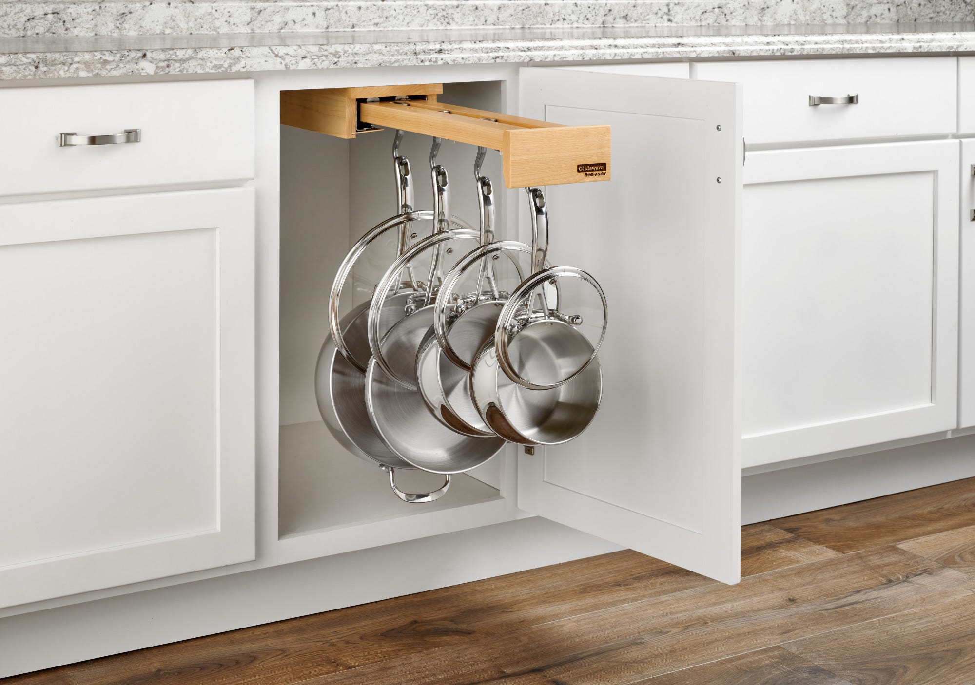 Natural Maple Glideware Pantry Pullout w/BLUMOTION Soft-Close for 22" Depth - Image 3