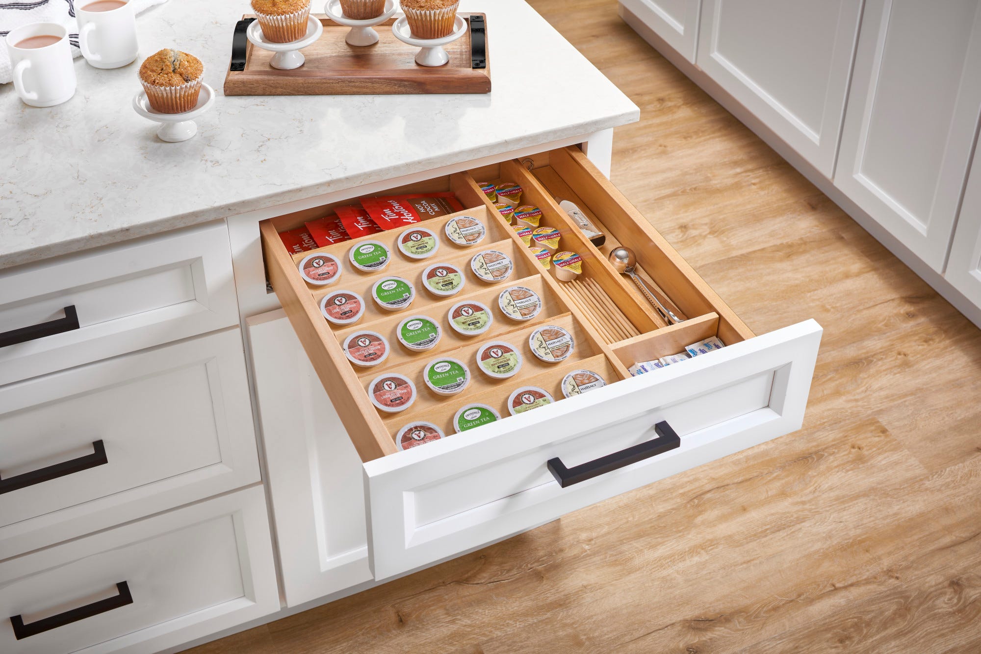 Kitchen Cup & Cutlery Drawer/Tray Insert (Trim-to-Fit) - Image 2