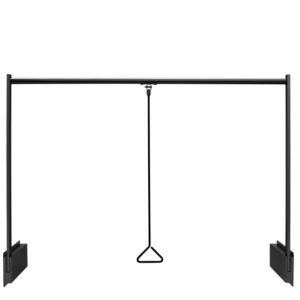 Matte Black Premier Pulldown Closet Rod for 18" to 48" Full-Access Closet Cabinets