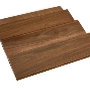 16" W Walnut Tiered Spice Drawer Insert