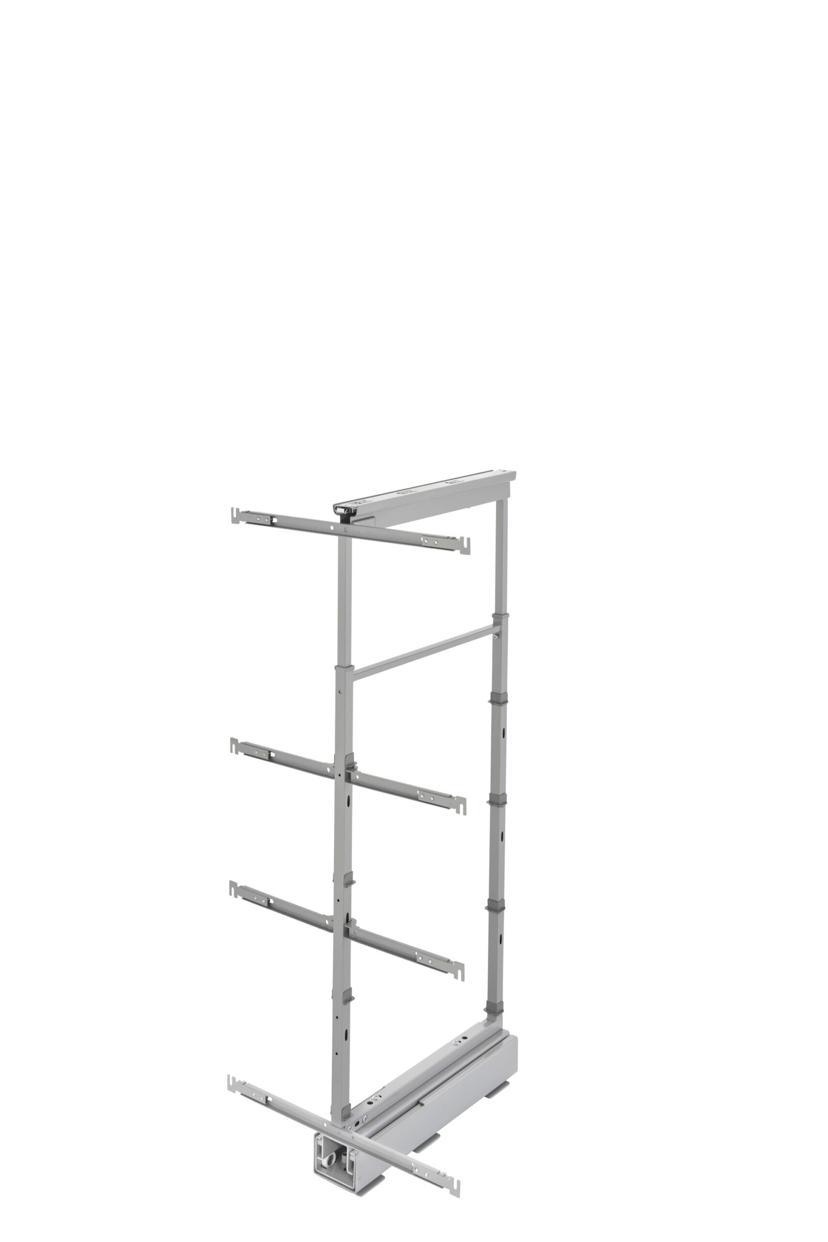 Gray Solid Bottom (5) Shelf Pullout w/ Soft-Close for 21" Full-Access Pantry w/ Height of 58-1/4" to 65-3/4" - Image 3