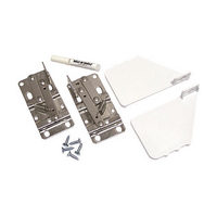 Pivot Hinges and End Caps White