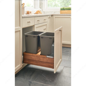 100Qt Bottom Mounting Pull-Out Waste Container