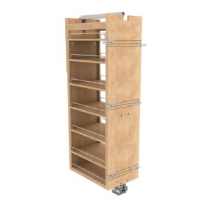 14" Wood 58" Tall Cabinet Pullout w/ Fulterer Soft-Close Slides